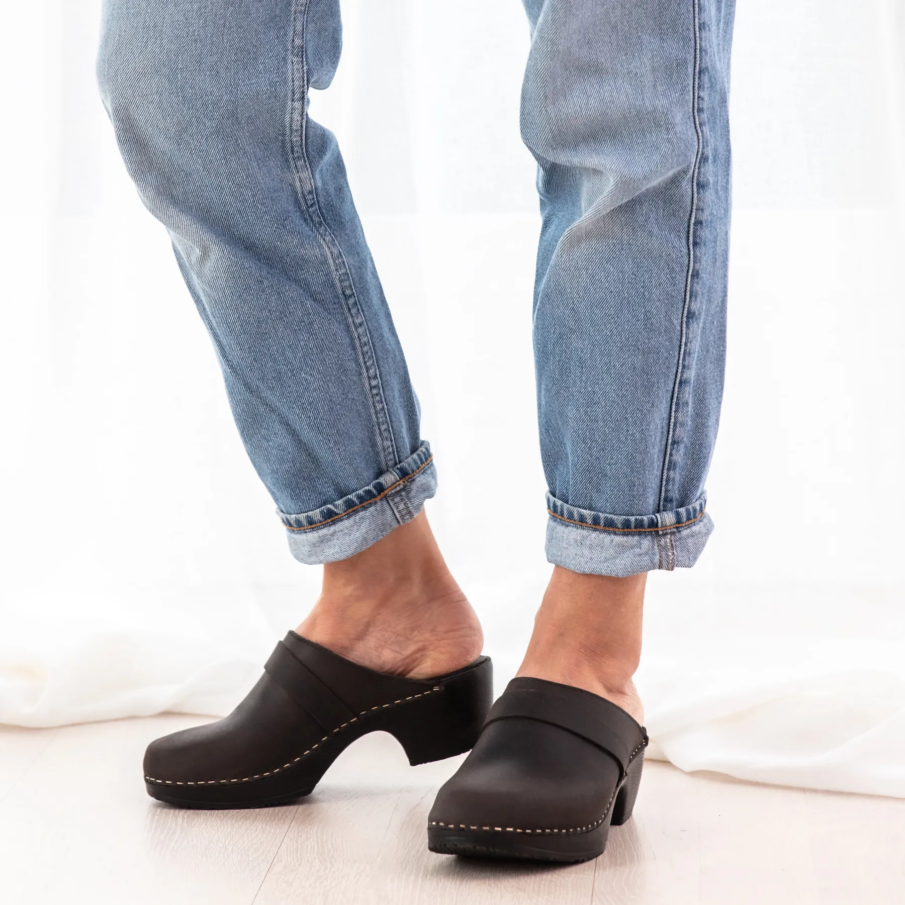 Calou Stockholm Low Heel Soft Clogs^Annika