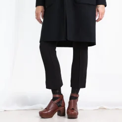 Calou Stockholm High Heel Soft Clogs^Bea Cognac