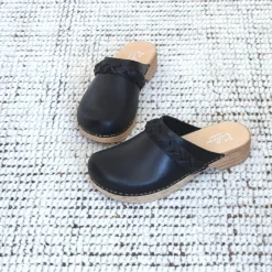 Calou Stockholm Low Heel Soft Clogs^Helena Braid