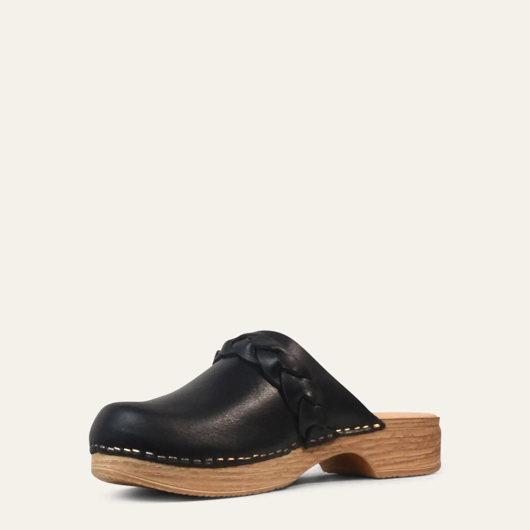 Calou Stockholm Low Heel Soft Clogs^Helena Braid