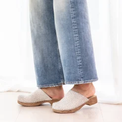 Calou Stockholm Low Heel Soft Clogs^Helena Stone
