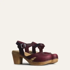Calou Stockholm High Heel Soft Clogs^Penny Plum