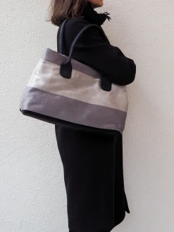 Calou Stockholm Accessories^The Calou Bag -Sandra Black/Grey