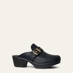 Calou Stockholm Low Heel Soft Clogs^Vanja Pu/wood